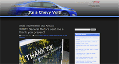 Desktop Screenshot of itsachevyvolt.com